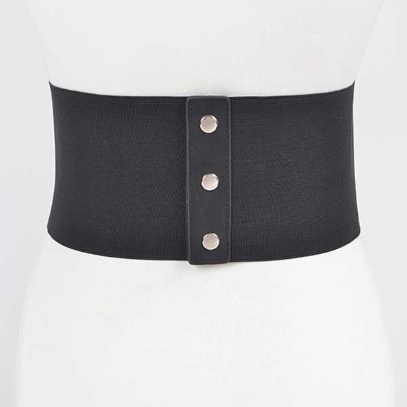 BNWT Plus Size Rhinestone Lacing Fashion Elastic Stretch Corset Belt - Picture 3 of 4